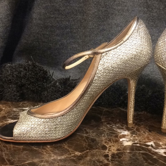 Jimmy Choo Tahiti Pumps in champagne glitter - Picture 8 of 8